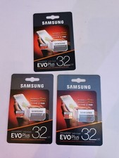 3 X Samsung 32GB Micro SD SDHC