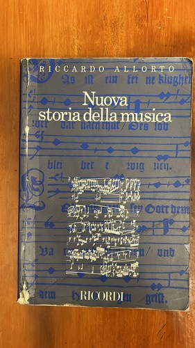 Nuova storia della - musica,