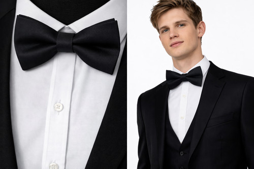 Cravatta uomo twill fiocco