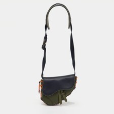 Mini borsa da sella Dior x