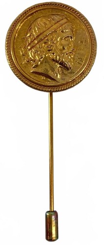 Spilla bastone moneta - , greca