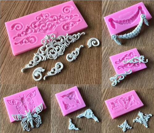 Stampo fondente silicone - , fiore