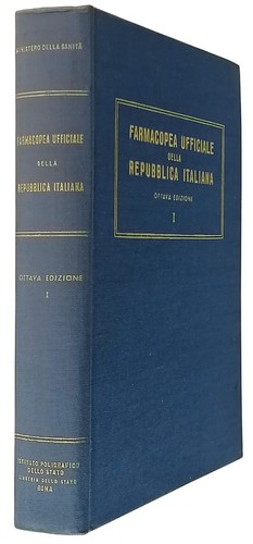 Farmacopea ufficiale della - farmacopea,