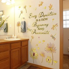 Adesivo murale lamina oro - , con