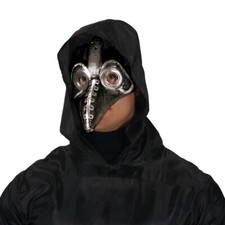 CARNEVALE HALLOWEEN MASCHERA MEDICO DELLA PESTE PVC DOCTOR PLAGUE MASK 20001