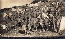 Trento Vallarsa C. Battisti attendato con Alpini F. piccolo non spedita