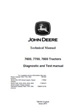 Trattore John Deere 7600 7700