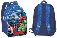 Zaino scuola 3 zip deluxe Cm