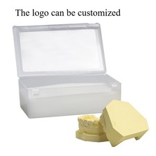 Scatola di plastica per laboratorio odontotecnico conservazione protesi modello scatola di trasporto con schiuma