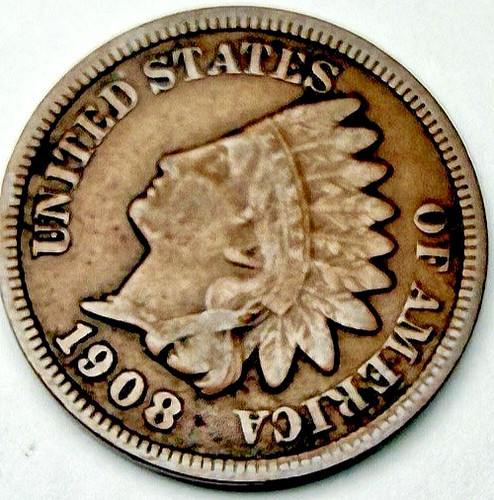 1908 testa indiano - di, 1c