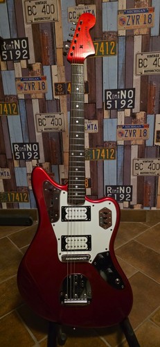 Fender jaguar candy apple - candy,