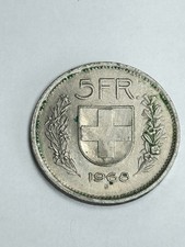 MONETA 5 FRANCHI SVIZZERI 1968 B CONFEDERAZIONE ELVETICA SWISS OLD  COIN