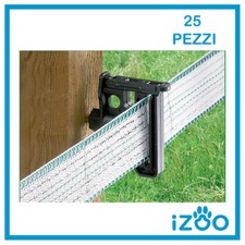 ISOLATORE PER LEGNO RECINTO ELETTRICO ISOLATORI RECINZIONE BANDA NASTRO FILO 