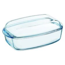 Pyrex Pirofila Vetro borosilicato (33x20x14cm) con coperchio Trasparente 465A000