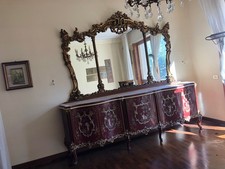 Credenza Antica con Specchiera