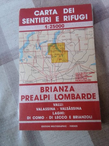 Carta dei sentieri - , e