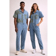 ASOS DESIGN Tuta caldaia denim