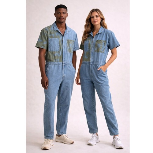 Asos design tuta caldaia denim - asos,