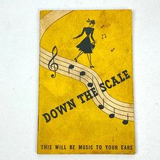 1939 Down the Scale Diet Booklet Barbara Abel National Dairy Council Chicago VTG