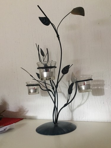 Candelabro ferro battuto - candelabro,