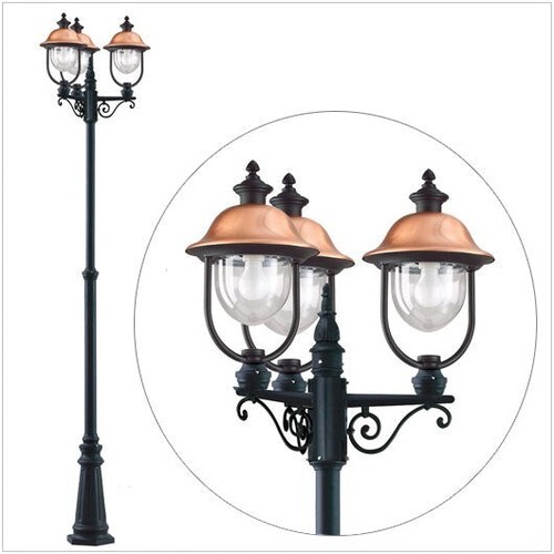 Lampada palo per giardino alto - palo,