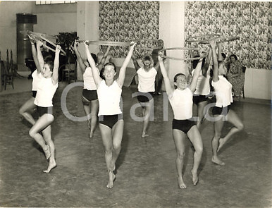 1955 uscio ginnastica - ca, (ge)