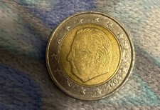 moneta 2 euro Belgio 2002 