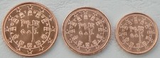 1+2+5 Cent Monete