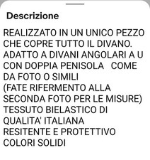 copridivano angolare con