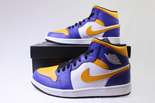 Nike jordan mid lakers - nike,