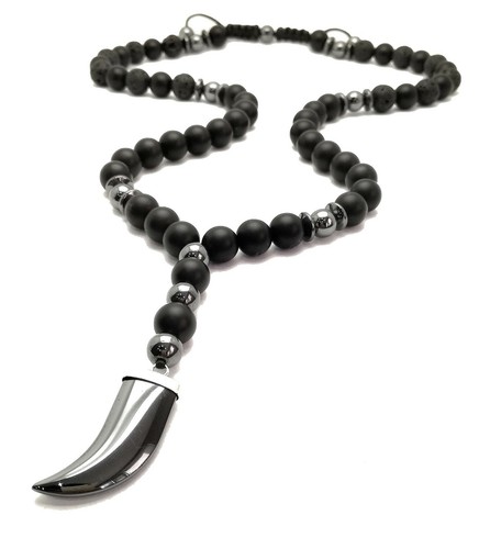 Collana onice perle - collana, di