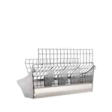 MANGIATOIA IN LAMIERA E RETE  MANGIME E FIENO  PER CONIGLI MOD DONATO ROCILA