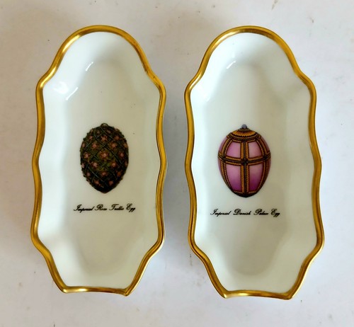 Pair limoges faberge - pair, porcelain