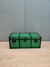 53267 Baule in ferro verde e nero