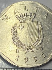 Moneta malta centesimi 1991 - centesimi,