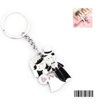 Portachiavi Modello Sposi in metallo Bomboniera Segnaposto Gadget Matrimonio