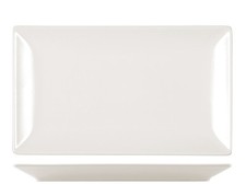 H&H 6 piatti rettangolari Alumina Essence in porcellana cm 30x20                