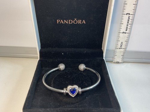 Pandora open bangle pave - pandora, ends