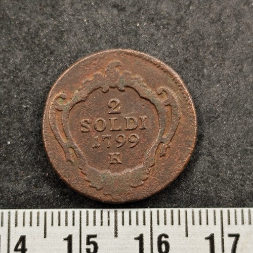 Moneta soldi 1799 italia - soldi,