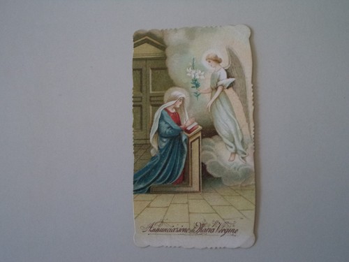 Santino annunciazione maria - santino,