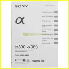 Sony DSLR Alpha A330 A380