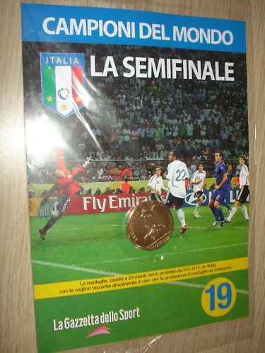 Medaglia italia campioni - italia,