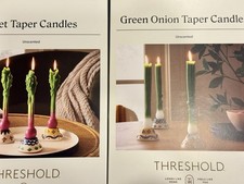 Soglia Barbabietola e Cipolla 🧅 Candela CONICA x (2) Confezione da 3 DECORAZIONE TAVOLA Ringraziamento