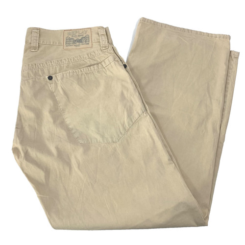 Pantalone replay cotone - replay, uomo