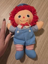 Peluche pupazzo vintage Raggedy Andy Playskool anni 80