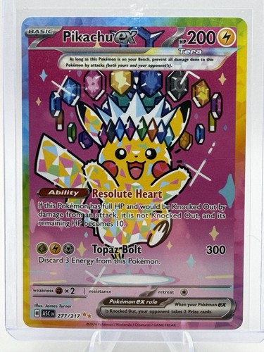 Pokémon pikachu 277 - pikachu, 277/217