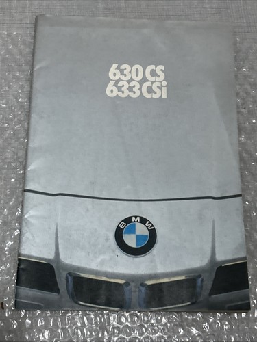 Automobile bmw 630cs 633csi - bmw,