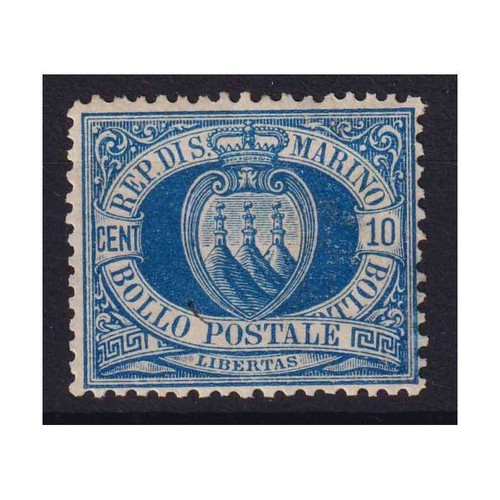 San marino 1877 stemma - stemma, 10
