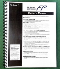 Roland FP-5 Owner's