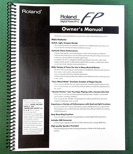 Roland owner s - roland, owner's